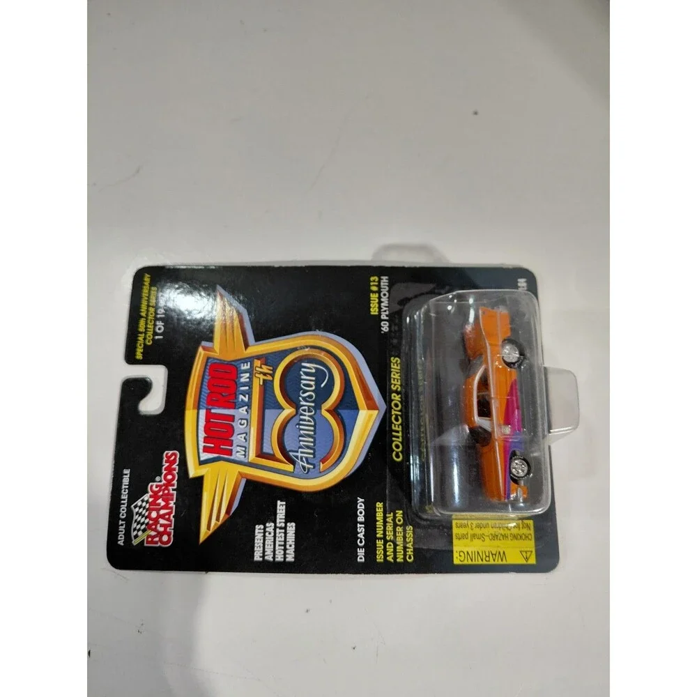 Racing Champion 1:64 DieCast Hot Rod Magazine 50th Anniversary 1960 Plymouth